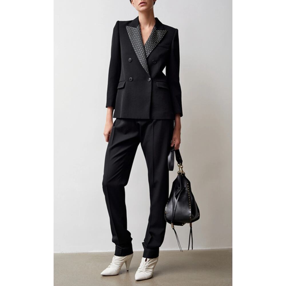 Isabel Marant Paryam embellished blazer jacket crystal studded size FR40 US 8 - Picture 4 of 16